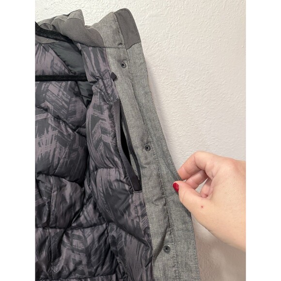 The North Face Arctic Parka Down Hyvent Coat Medium Grey Women's Size Medium - Picture 10 of 11